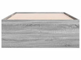 Bed Frame with Storage Grey Sonoma 80 x 200 cm Engineered Wood 3429649
