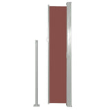 Patio Retractable Side Awning 170x300 cm Brown 48369