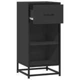 Sideboard Black 35.5x35x76 cm Engineered Wood and Metal 848954