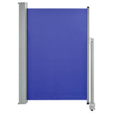 Patio Retractable Side Awning 120x300 cm Blue 48344