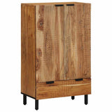 Highboard with Drawer Brown 60 x 33 x 100 cm Solid Mango Wood 4017786