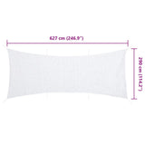 Camouflage Net with Storage Bag 627x290 cm White 4008285