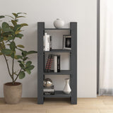 Book Cabinet/Room Divider Grey 60x35x125 cm Solid Wood 813886