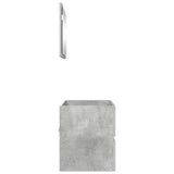 Bathroom Furniture Set Concrete Grey 60 x 38.3 x 45 cm 876035