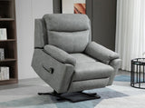 Faux Leather 70&deg Electric Riser Recliner Chair - Grey T3398P344485