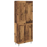 Highboard Old Wood 69.5 x 34 x 180 cm Engineered Wood 3415613