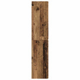 Wall-mounted Bathroom Cabinet Old Wood 33 x 34.5 x 160 cm 890520