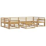 Outdoor Sofa Set 7 pcs White 3386133