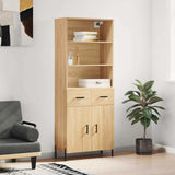 Highboard Sonoma Oak 69.5x34x180 cm Engineered Wood 3200524