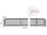 Gabion with 3.5 mm Wire and 5x2.5 cm Mesh 1050x100x50 cm 3461943