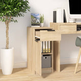 Desk Cabinet Sonoma oak Engineered wood Medium Desk Cabinet 811505