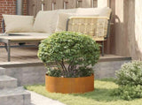 Planter Ring 5 pcs Brown 40 x 40 x 20 cm Weathering Steel 873619