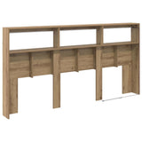 Headboard Artisan Oak 200 x 17 x 102 cm Engineered Wood 886254