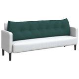 Back Pillow Dark Green 180 x 24 x 50 cm Fabric 42014562