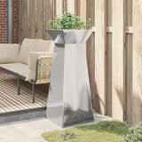 Pillar Planter Silver 40 x 40 x 100 cm 873862