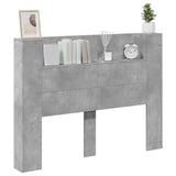 Headboard Concrete Grey Engineered Wood 3418672