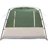 Party Tent Green 10-Person 185T Polyester with PU Coating 42017448