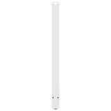 Bar Table Legs White 2 pcs 50x cm Steel 4013353