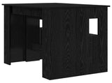 Dinning Table 180 x 85 x 75 cm Engineered Wood Black Oak 3424940