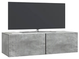 Wall-Mounted TV Cabinet Concrete Grey 78.5 x 31 x 30 cm 898548