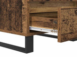 Bedside Cabinet 2 pcs Old Wood 40 x 35 x 50 cm Engineered Wood 881915
