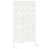 Privacy Screen White 100 x 50 x 180 cm Steel 868578