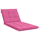 Sunlounger Cushion GEMERT 100% Polyester Pink 190 x 70 x 9 cm 947422