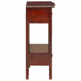 Console Table Brown 50 x 29.5 x 76 cm Solid Mahogany Wood 42009938