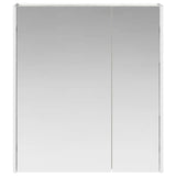 Bathroom Mirror Cabinet Concrete Grey 63.5 x 15.5 x 70 cm 889242