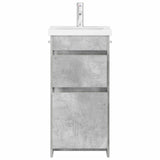 Bathroom Vanity with Sink Concrete Grey 42 x 40 x 84.5 cm 890723