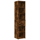 Highboard Smoked Oak 40x42.5x185 cm Engineered Wood 3281445