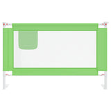 Toddler Safety Bed Rail Green 120x25 cm Fabric 10191
