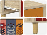 Bedside Cabinet ESSEN 2 pcs Sonoma Oak 36 x 33 x 60 cm 8007296