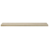 Floating Wall Shelves 4 pcs Oak 120x23.5x3.8 cm MDF 323885