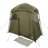 Shower Tent 2-Person Olive Green Waterproof 4009536