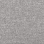 ZNTS Bed Frame without Mattress Light Grey 90x190 cm Single Single Fabric 349863