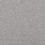 ZNTS Bed Frame without Mattress Light Grey 90x190 cm Single Single Fabric 349863