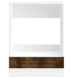 Oven Cabinet Kalmar Smoked Oak Engineered Wood 853522