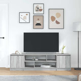 TV Cabinet Grey Sonoma 188.5x41x50 cm Engineered Wood 3328422