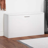Shoe Storage Bench White 80x24x45 cm 243050