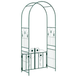 Garden Arch with Lock Green 102 x 50 x 218 cm 42021345