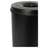ZNTS V-Part Self Extinguishing Waste Paper Bin 50 L Black 445359