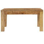 ZNTS Coffee Table 80x80x40 cm Solid Mango Wood 246701