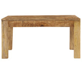 ZNTS Coffee Table 80x80x40 cm Solid Mango Wood 246701