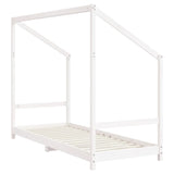 Kids Bed Frame White 2x cm Solid Wood Pine 3200587
