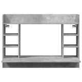Wall-Mounted Desk Concrete Grey 105x48x75 cm Engineered Wood 847971