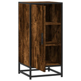 Sideboard Smoked Oak 35.5x35x76 cm Engineered Wood and Metal 848941