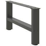 Coffee Table Legs Anthracite 2 pcs 70x cm Steel 4013270