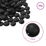 Glass Nugget 17-19 mm Black Glass 42041602