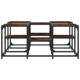 Coffee Table Smoked Oak 91x91x40 cm Engineered Wood 839075